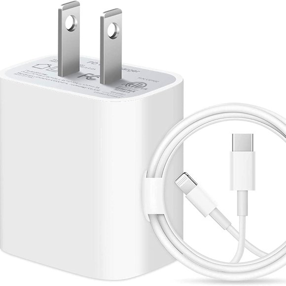 20W FAST CHARGER SET FOR IPHONE 12 / 13  & 14 15 SERIES  CABLE INCLUDED OEM - Picture 1 of 6